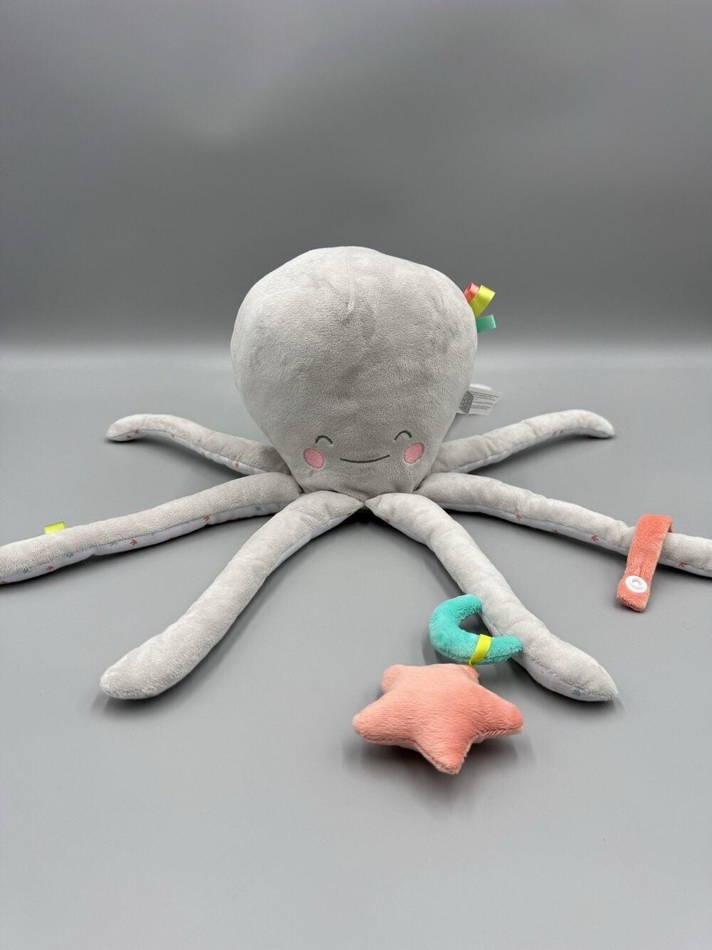 Octopus Plush Activity Toy 15” Stuffed Sea Ocean Animal